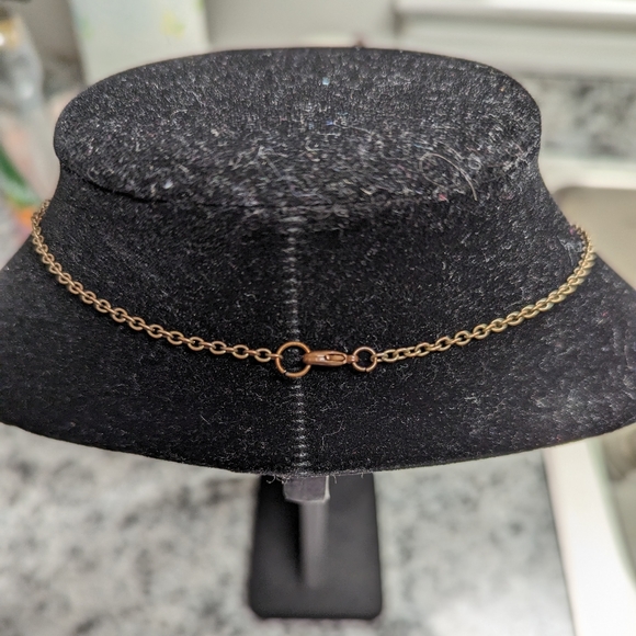 Vintage Bronze Owl Small Pendant Long Chain Necklace - Picture 4 of 5